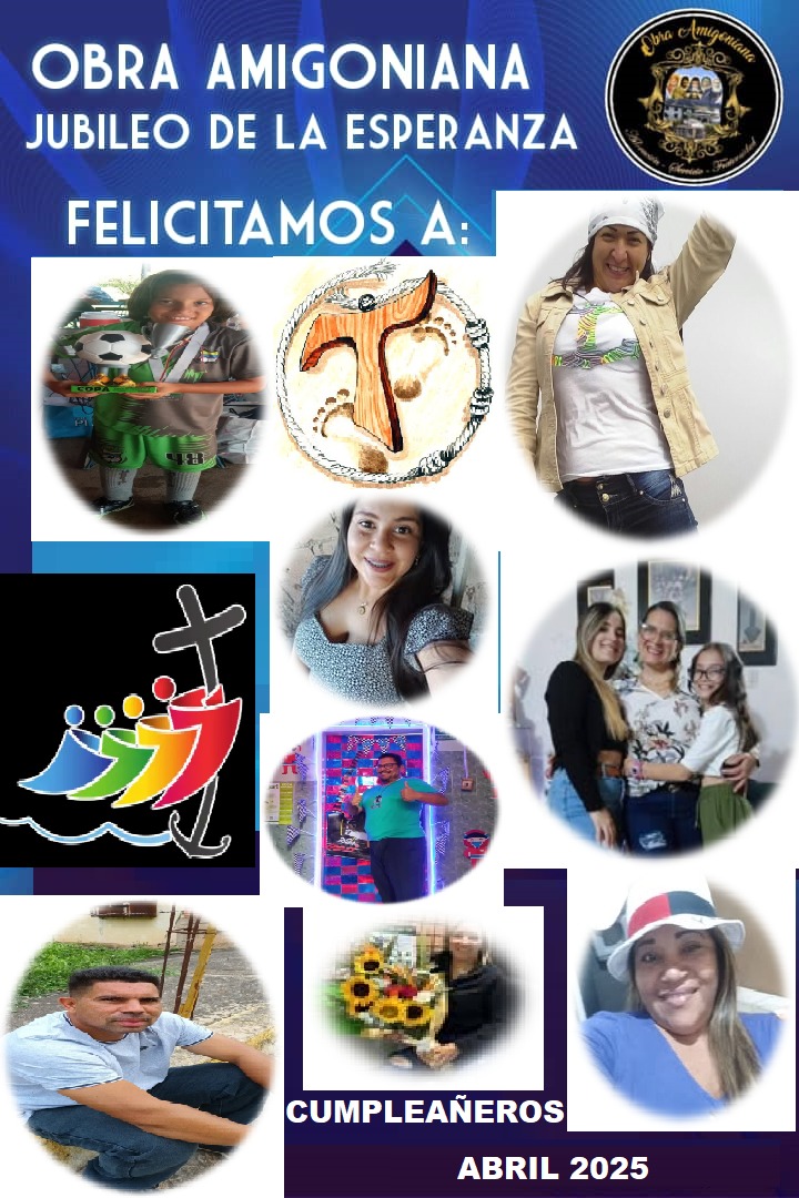 Cumpleañeros Abril 2025