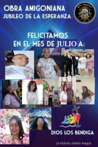 CUMPLEAÑEROS DE JULIO