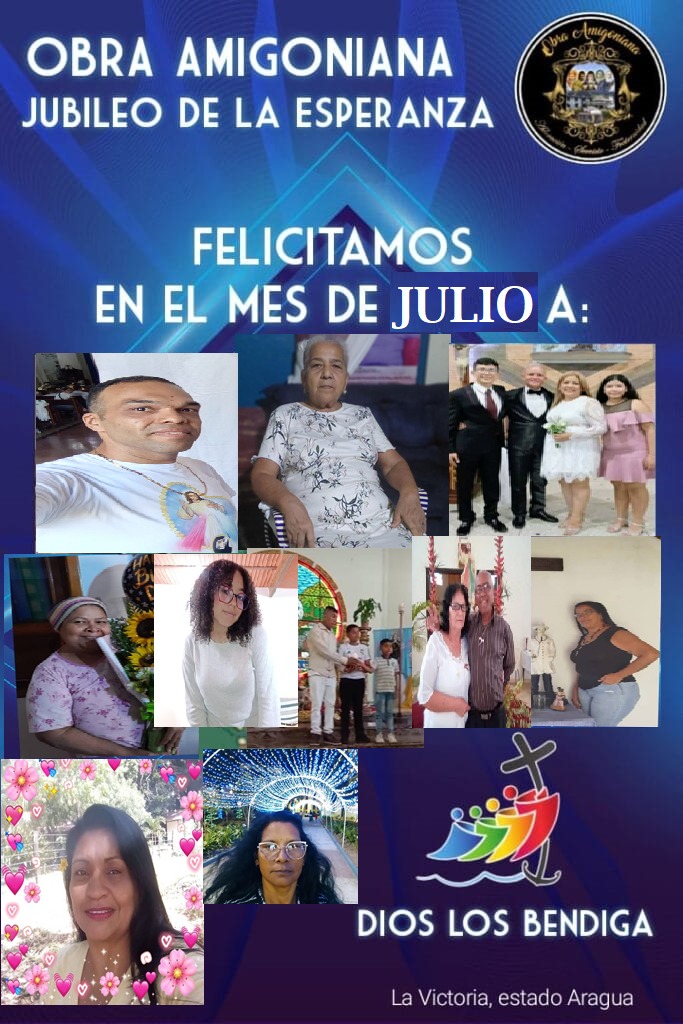 CUMPLEAÑEROS DE JULIO